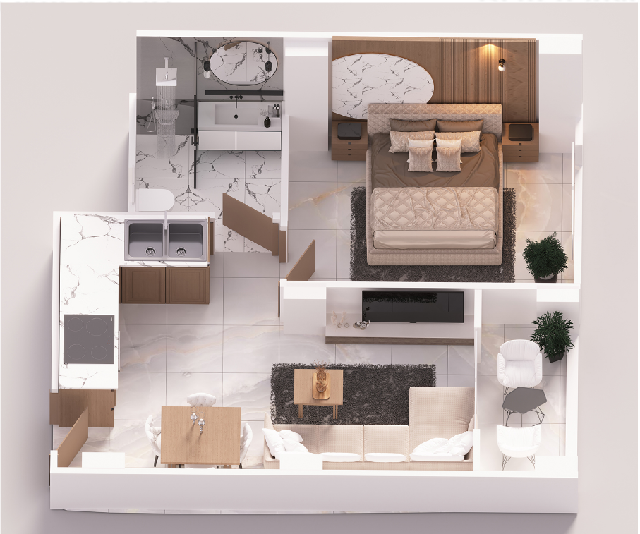 1 Bedroom For Sale at Trivana Resort